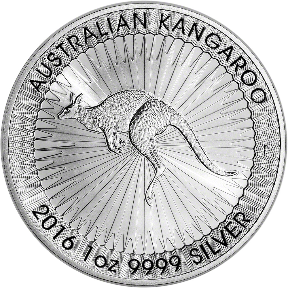 1 oz Australian Silver Kangaroo Bellevue Rare Coins