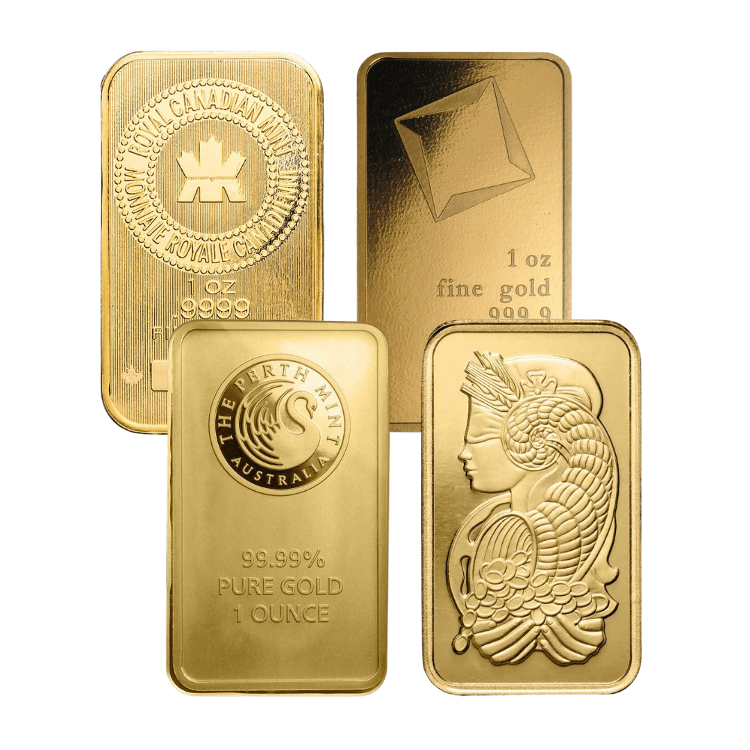  Gold Bars.999 Pure 1 Oz