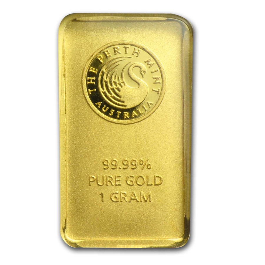1 Gram Gold Bars for Sale - Bellevue Rare Coins
