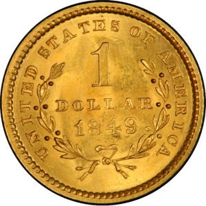 $1 Liberty Head Type 1  Type 1 Gold Dollar - Midas Gold Group