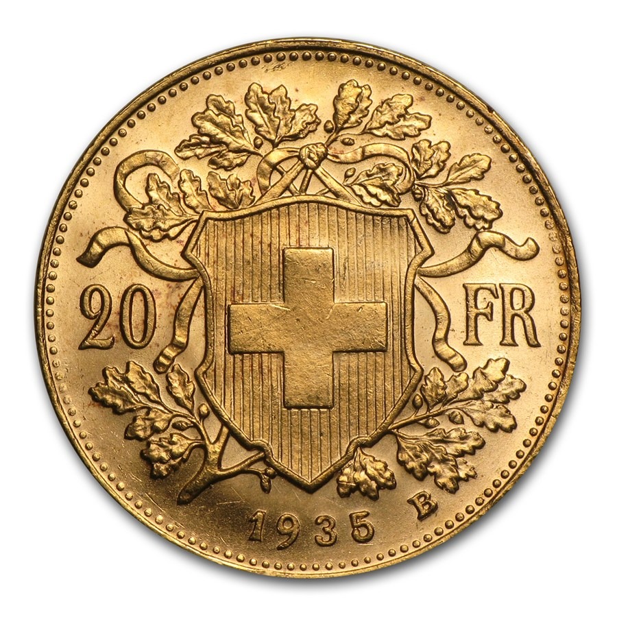 20 franc helvetia