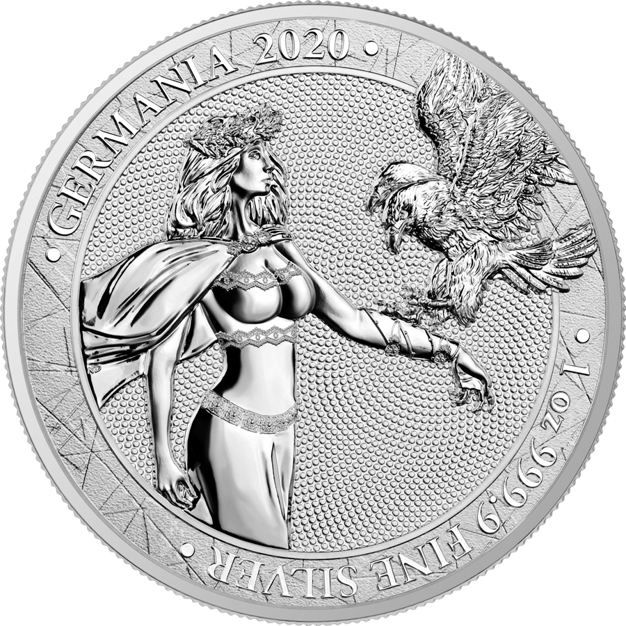1 oz Germania Silver Round Bellevue Rare Coins