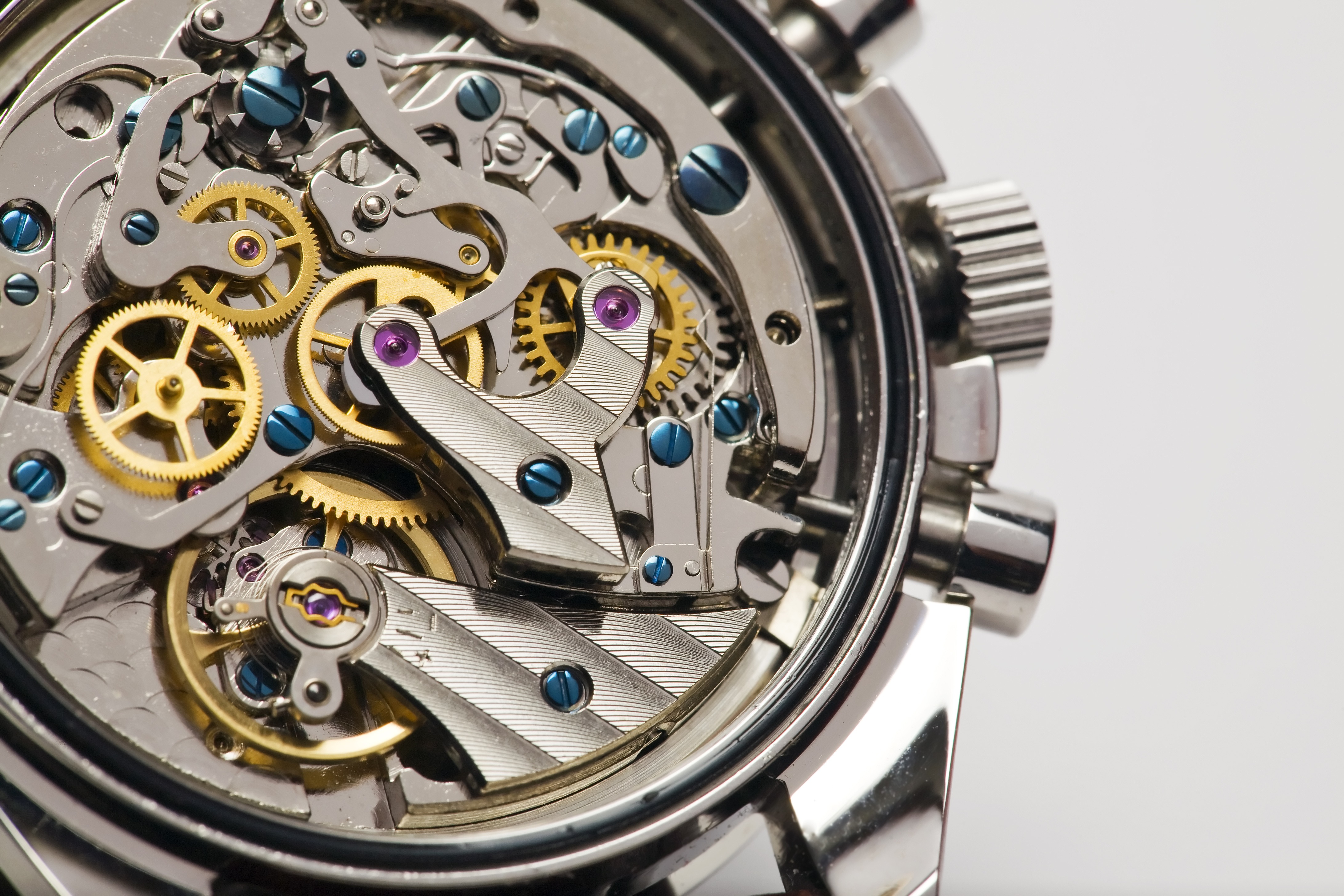 Modern watch detail