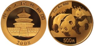 Panda Gold Coin 2008