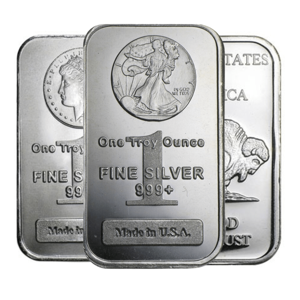 Invest with Confidence: 1 oz Silver Bar - Bellevue Rare Coins