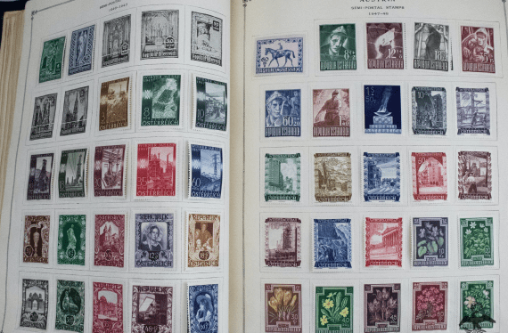 Stamp collections