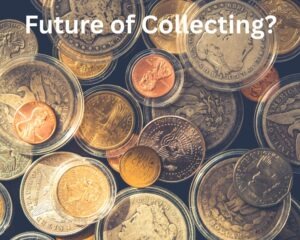 Pile of coins in a collection