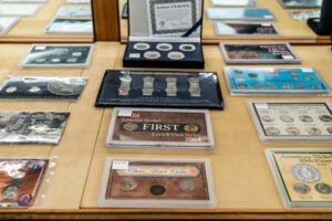 Picture of coin collection for sale
