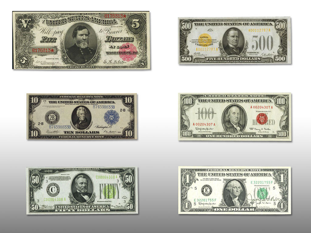 Rates in Coins & Paper Money